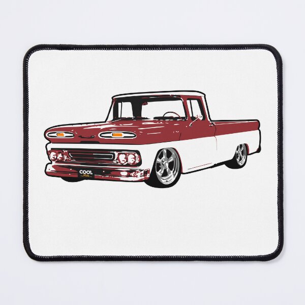 Item preview, Red & White 60s C Truck Lowered designed and sold by CoolRide.