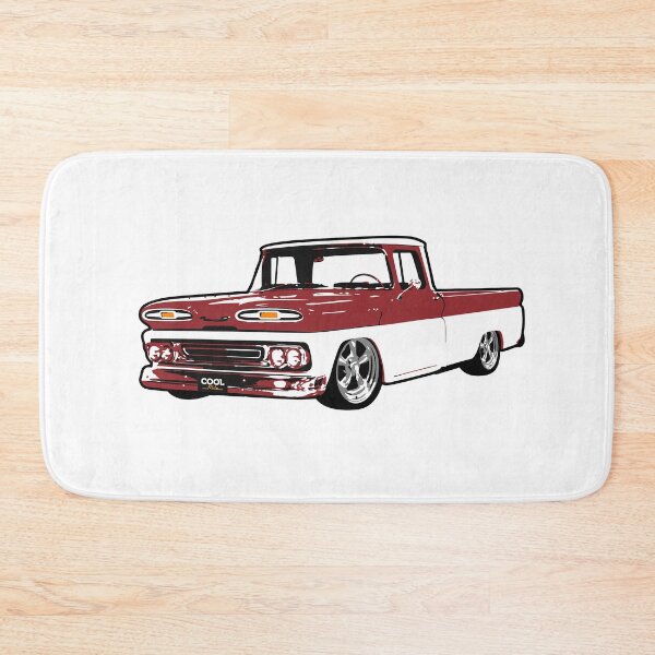 Item preview, Red & White 60s C Truck Lowered designed and sold by CoolRide.