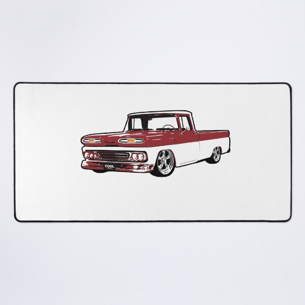 Item preview, Red & White 60s C Truck Lowered designed and sold by CoolRide.