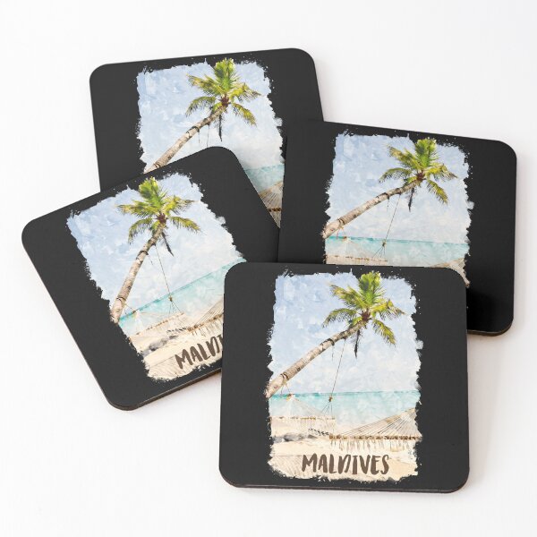 Item preview, Maldives Africa city watercolor designed and sold by chrlalexandru.