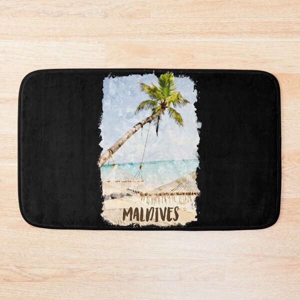 Item preview, Maldives Africa city watercolor designed and sold by chrlalexandru.