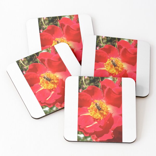 Item preview, Hoverfly feeding on poppy designed and sold by mthyselius.