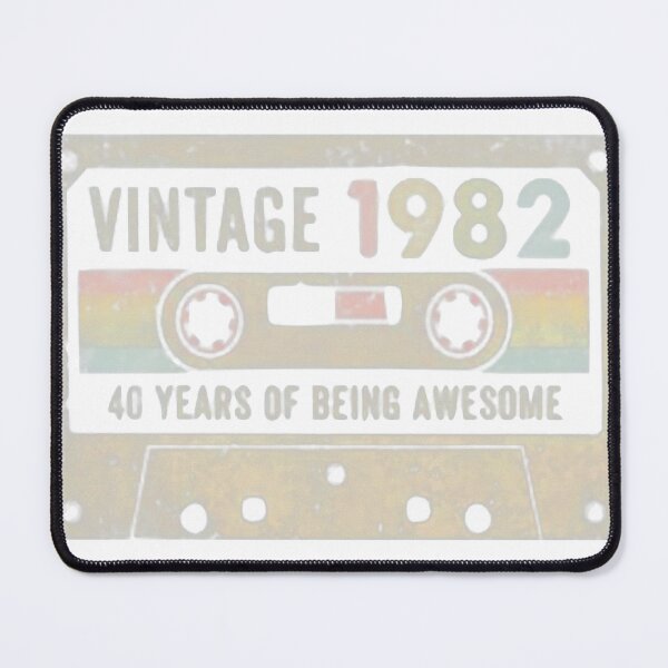 Item preview, Vintage 1982 Awesome 40th Birthday Shirt designed and sold by roboyx.