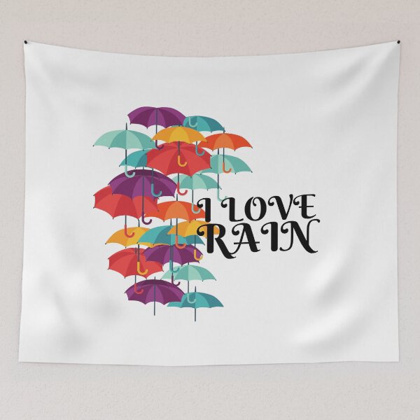 Item preview, I LOVE RAIN  designed and sold by picky pickers.