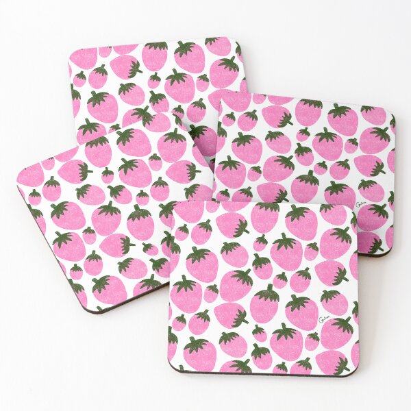 Item preview, Pink Strawberries Pattern designed and sold by giulyz.