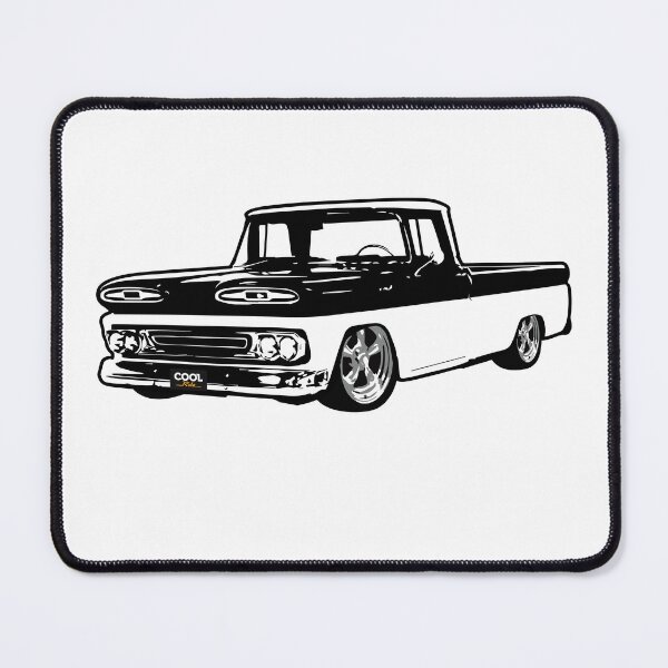 Item preview, Black & White 60s C Truck Lowered designed and sold by CoolRide.
