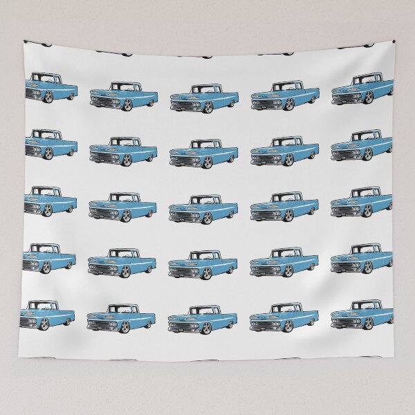 Item preview, Blue 60s C Truck Lowered designed and sold by CoolRide.