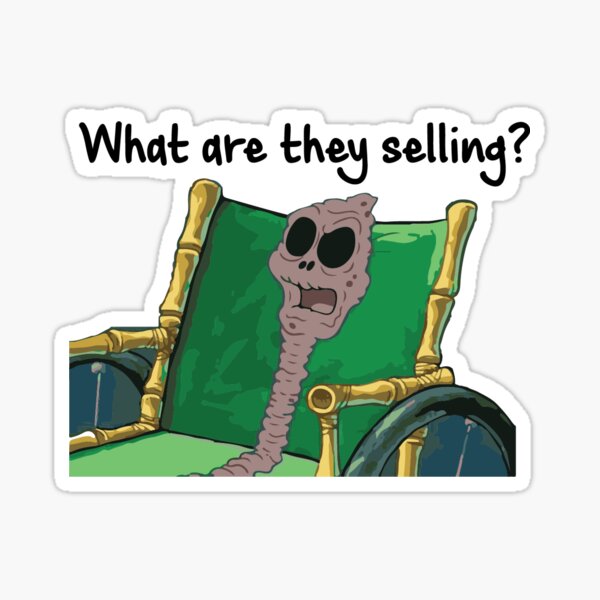 Spongebob Was verkaufen sie? Sticker