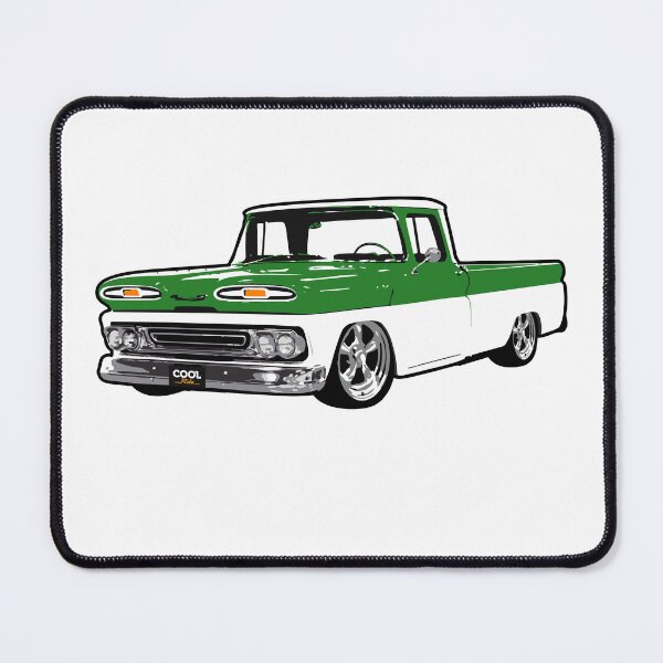 Item preview, Green & White 60s C Truck Lowered designed and sold by CoolRide.