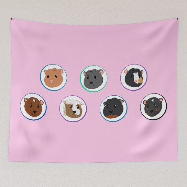 Item preview, Animals - pink guinea pigs designed and sold by Aurealis Creatief.