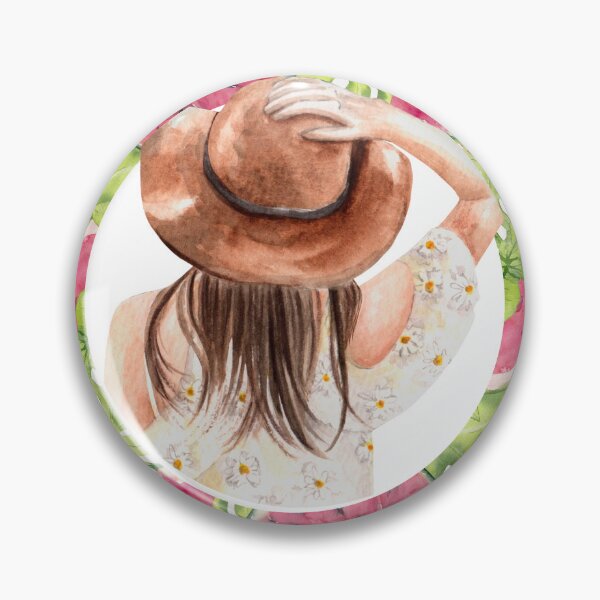 Item preview, Girl with a summer hat designed and sold by moxdesign.