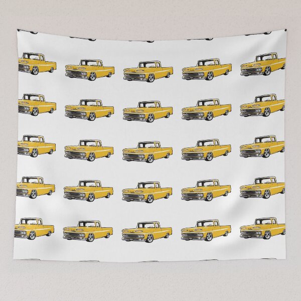 Item preview, Yellow 60s C Truck Lowered designed and sold by CoolRide.