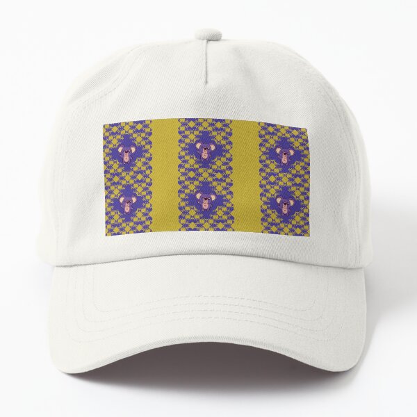 Le mignon Koala en or Seamless Pattern Casquette Dad Hat