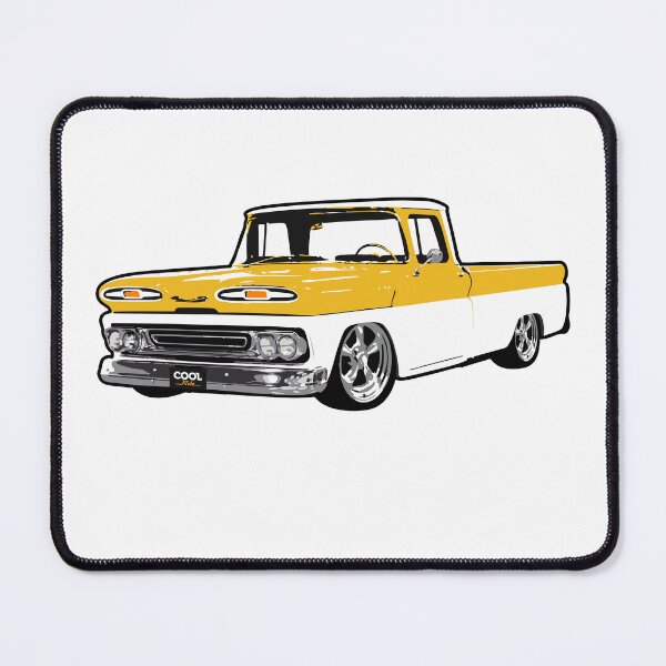 Item preview, Yellow & White 60s C Truck Lowered designed and sold by CoolRide.