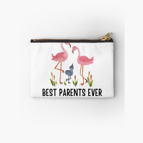 Item preview, Best Parents Ever cute flamingo couple with baby bird Global parents day | Best gifts for new parents designed and sold by Yaatra.