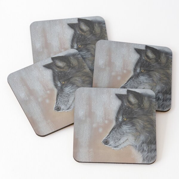 Item preview, wolf designed and sold by MariCaARTS.