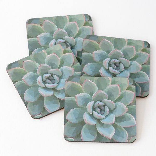 Item preview, Low Poly Green Succulent  designed and sold by ErinFCampbell.