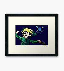 Water -colored Windwaker Link Framed Print