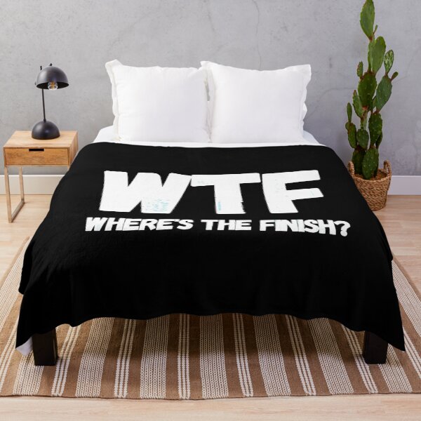 Item preview, WTF Wheres The Finish – Marathon I designed and sold by RunPower.