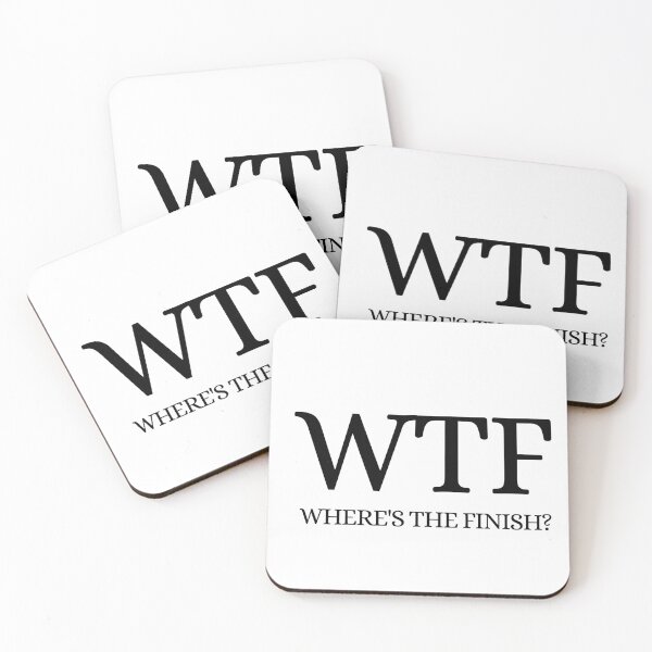 Item preview, WTF Wheres The Finish – Marathon II designed and sold by RunPower.