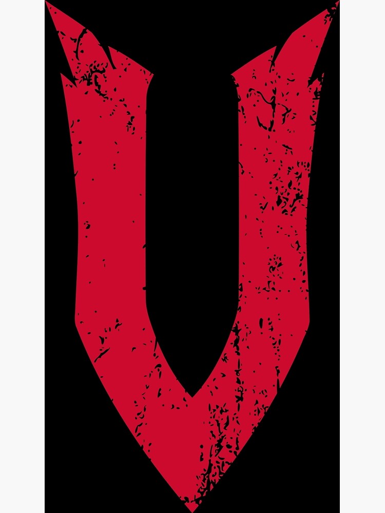 "v rising grunge effect logo" Poster for Sale by JuliaTheThird Redbubble