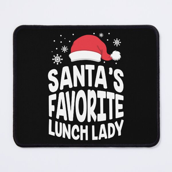 Item preview, Santa's Favorite Lunch Lady Christmas Holiday Gift designed and sold by haselshirt.