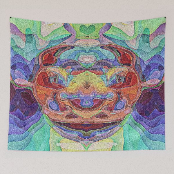 Item preview, abstract art texture flowers designed and sold by Saknarong Mahima.