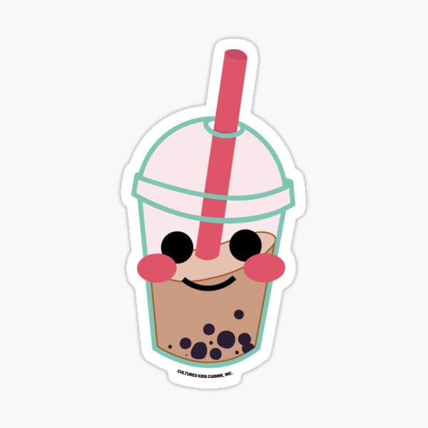 Boba Tea Glossy Sticker