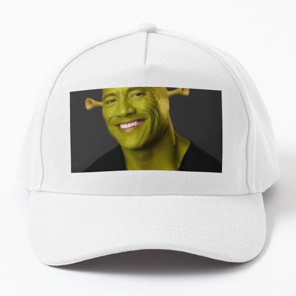 Cursed Dwayne the Rock Johnson Face Meme Beanie Hat 
