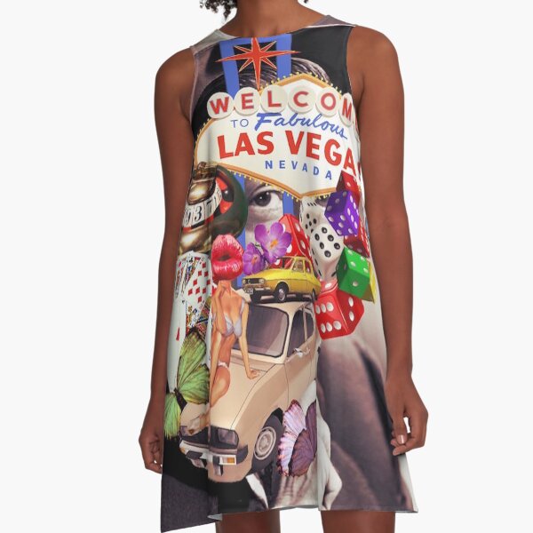 Las Vegas addicted A-Line Dress