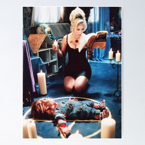 Item preview, Exiling Chucky Doll Demons Poster  designed and sold by Gary R  Weatherall.