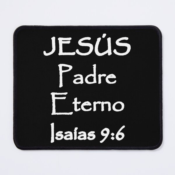 Item preview, Isaiah 9:6 Jesus Everlasting Father Spanish Bible Verse designed and sold by NombresDeJesus.