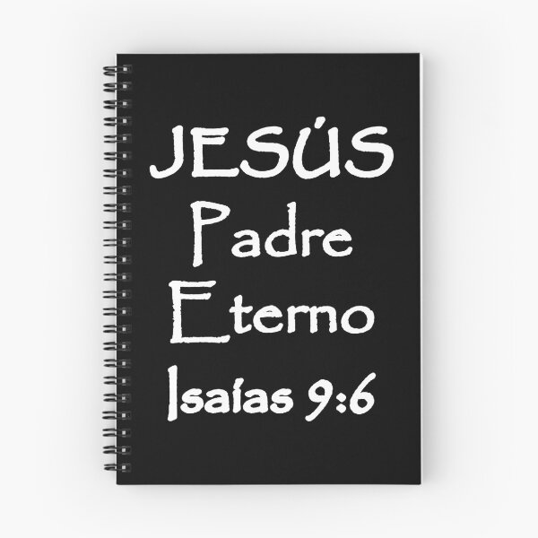 Item preview, Isaiah 9:6 Jesus Everlasting Father Spanish Bible Verse designed and sold by NombresDeJesus.