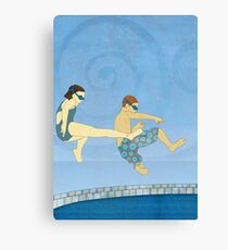 Jack Knife Pool Party Canvas Print