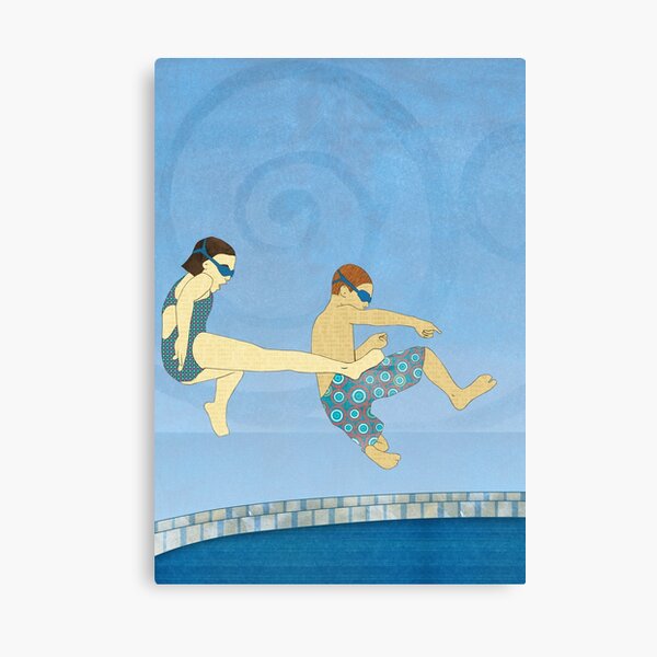 Jack Knife Pool Party Canvas Print
