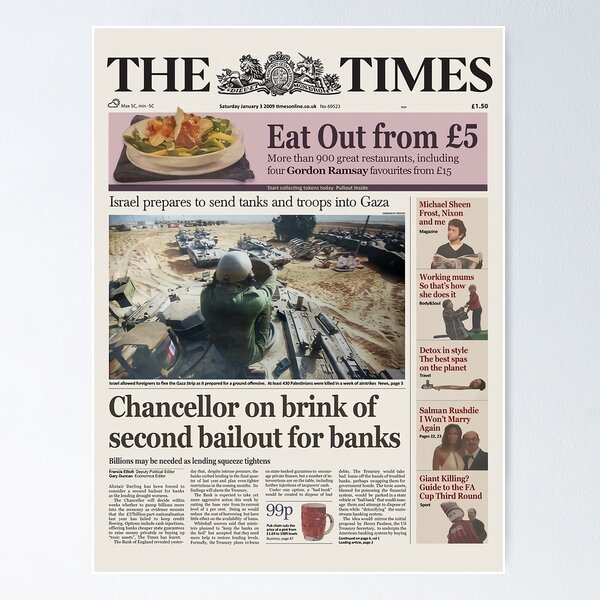 Item preview, Chancellor on Brink HD Reproduction Poster  designed and sold by Gary R  Weatherall.