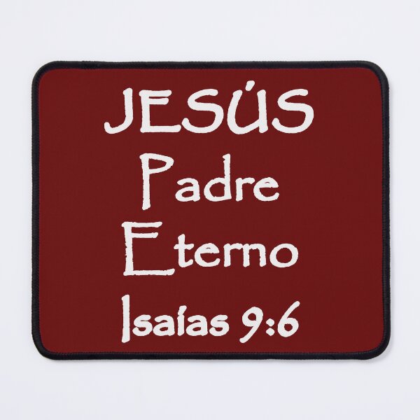 Item preview, Isaiah 9:6 Jesus Everlasting Father Spanish Bible Verse designed and sold by NombresDeJesus.