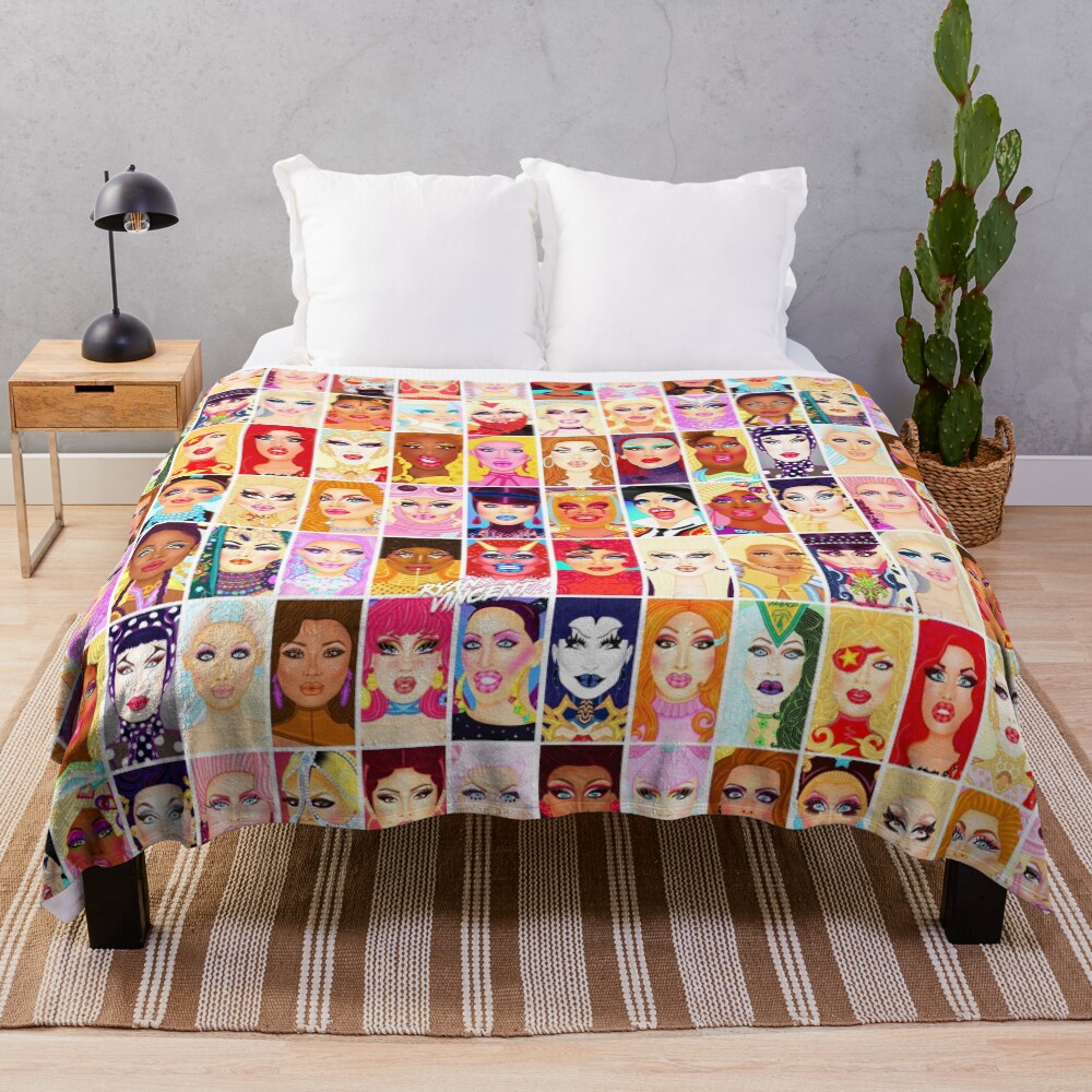 DRAG QUEEN ROYALTY Throw Blanket