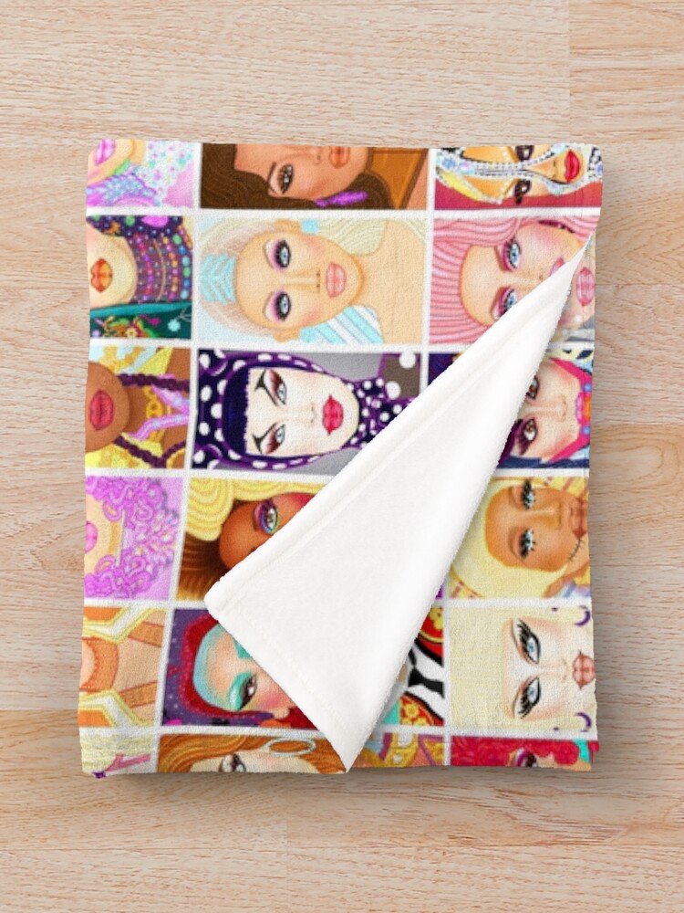 Alternate view of DRAG QUEEN ROYALTY Throw Blanket