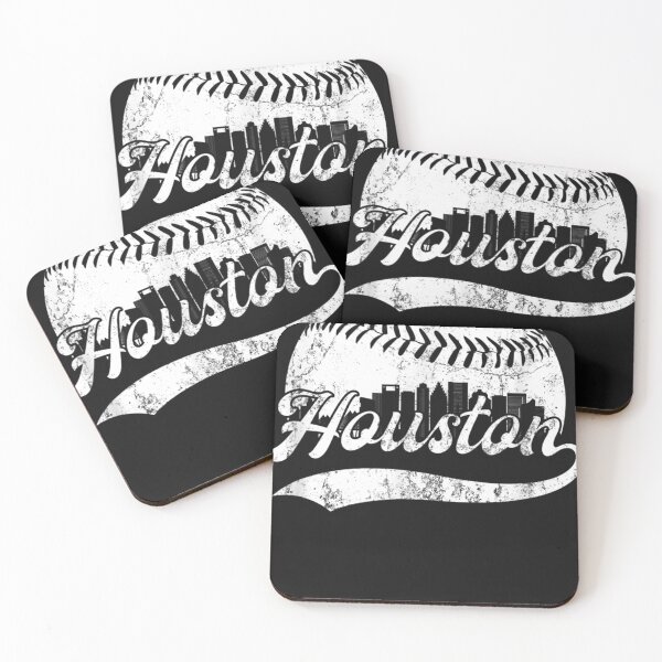 Item preview, Vintage Retro Houston Texas Distressed Skyline Basebal designed and sold by favianjeterhare.