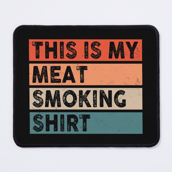Item preview, This Is My Meat Smoking Shirt BBQ Lover Barbeque Grilling designed and sold by haselshirt.