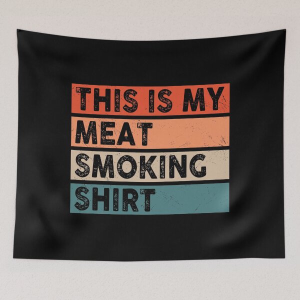 Item preview, This Is My Meat Smoking Shirt BBQ Lover Barbeque Grilling designed and sold by haselshirt.