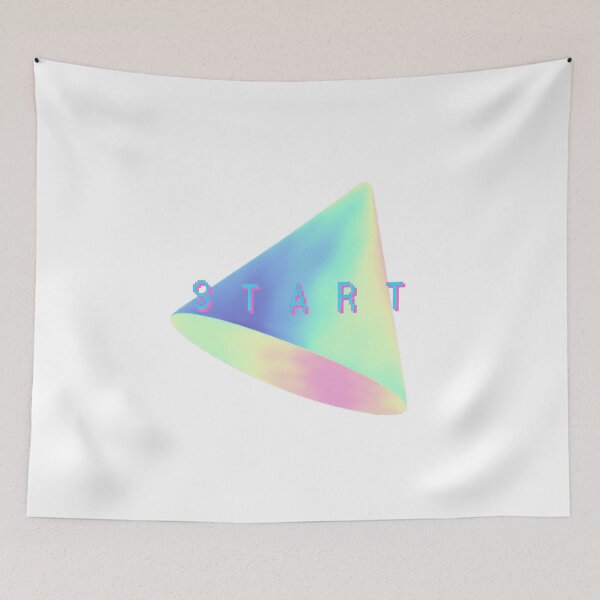Item preview, Retro 80's Pastel Start designed and sold by kosmicwaffle.