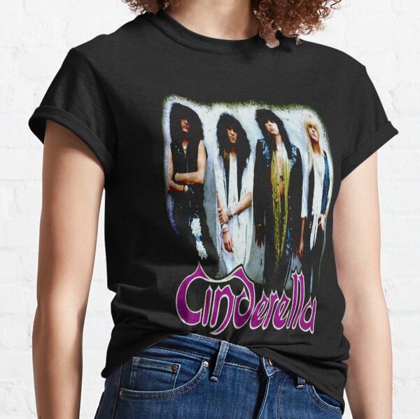 Vintage & Original Cinderella Metal Band T-Shirt Transfer Old Stock 