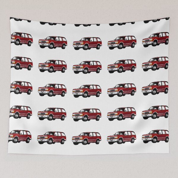 Item preview, Red 90s FE SUV designed and sold by CoolRide.
