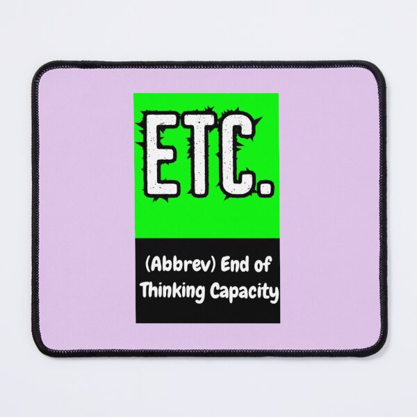 Item preview, ENGLISH-COLLEGE LIFE 1 ETC End Of Thinking Capacity T-Shirt designed and sold by Sebasweins.