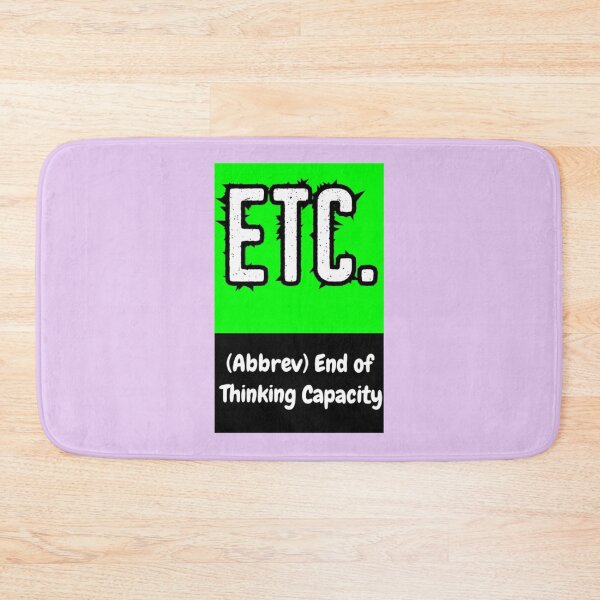 Item preview, ENGLISH-COLLEGE LIFE 1 ETC End Of Thinking Capacity  T-Shirt designed and sold by Sebasweins.