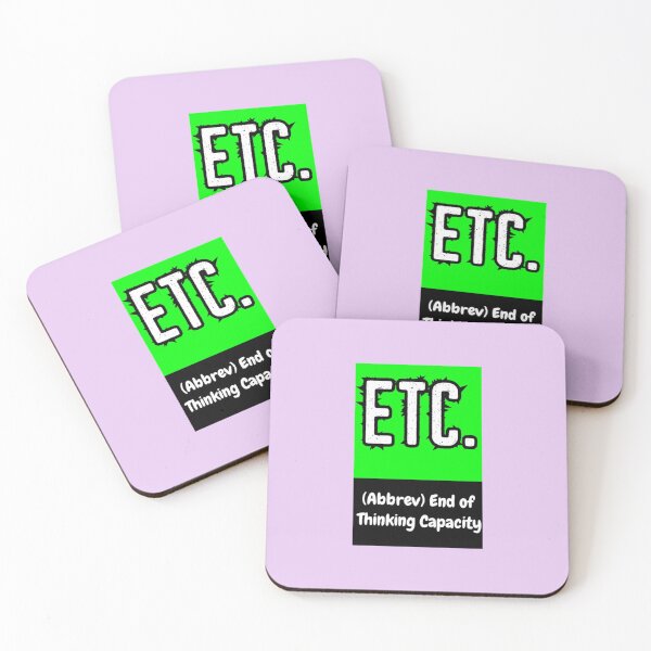 Item preview, ENGLISH-COLLEGE LIFE 1 ETC End Of Thinking Capacity  T-Shirt designed and sold by Sebasweins.