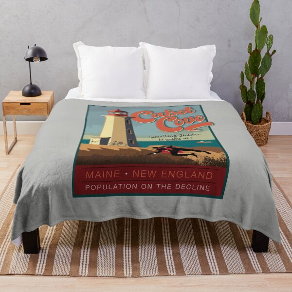 Item preview, Cabot Cove Light house Sinister murder mystery designed and sold by boec gear.