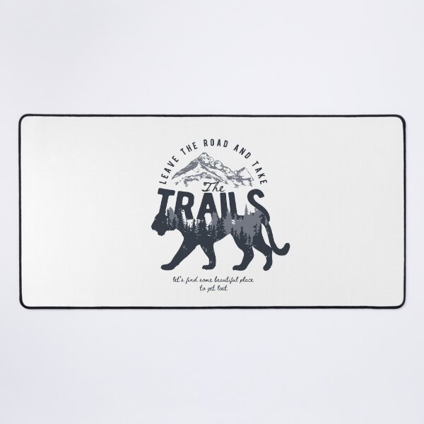 Item preview, Black Panther Forest Mountains Take the Trails designed and sold by BakaOutfit.